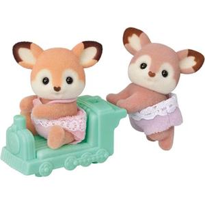 Sylvanian Families куклы-близнецы лоси плюшевые куклы маленький размер высокие SylvanianFamilies