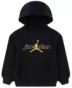 Мальчиковая толстовка с логотипом 8-18 Jordan, черный