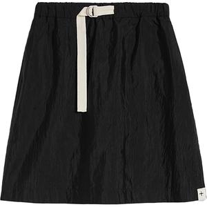 Мини-юбка A-силуэта с пряжкой JIL SANDER, черный