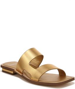 Женские сандалии Franco Sarto Emily с открытым носком на плоской подошве, золотой