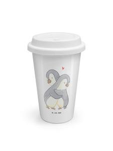 Mr. & Mrs. Panda Термокружка с изображением белого пингвина без надписи