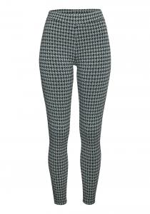 Леггинсы Lascana, синий/серый/черный