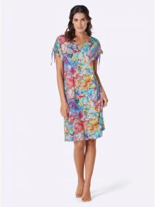Летнее платье с принтом цвета фуксии и бирюзы WITT WEIDEN