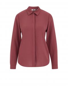 WE Fashion Рубашка в бордовом цвете
