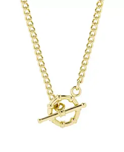 Ожерелье с застежкой-молнией «Фиби» Brook & York, gold