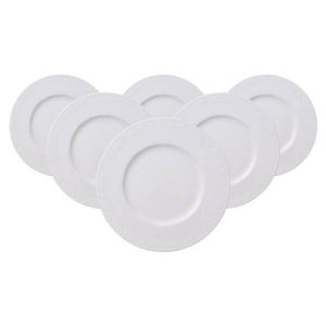 Хлебная тарелка Villeroy & Boch White Pearl 6 шт, 18x18x18 см, белый