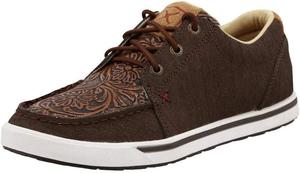 Ботинки Twisted X Men's 6" CellStretch Lacer Nano Safety Toe, Cocoa & Tooled Brown