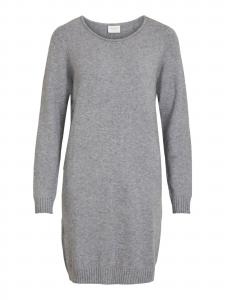 VILA Вязаное платье в сером цвете