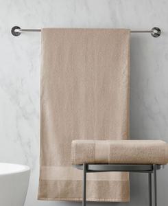 Набор из двух банных полотенец из высококачественного турецкого хлопка с плюшевой текстурой 510 Design, Beige, 2 piece set