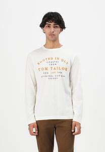 Топ TOM TAILOR PRINTED, Gardenia White/White