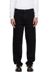Carhartt Work In Progress Черные джинсы с одним коленом