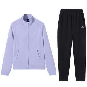 Толстовка из коллекции Warm Fleece для женщин CAMEL, clothing sets (orchid фиолетовый top+phantom черный pants)