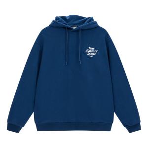 Худи New Balance Sportswear Hoodie 'Blue White', синий