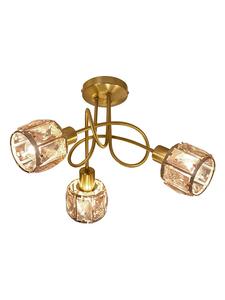 Näve Потолочный светодиодный светильник "Josefa" золотистого цвета - класс энергоэффективности F (от A до G)