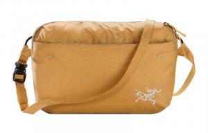 Сумка через плечо, кроссбод из нейлона коричневый унисекс Arcteryx