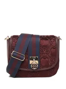 Сумка через плечо со стеганым эффектом V°73, красный