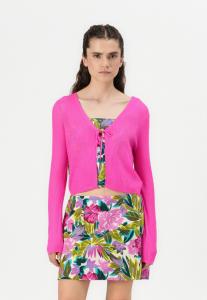 Кардиган SHEER TIE CARDIGAN GAP, фуксия