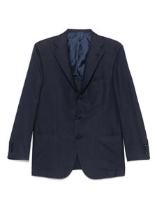 Однобортный пиджак Kiton, синий