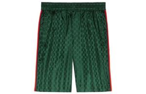 Re-Nylon повседневные шорты мужские зеленые Gucci, зеленый
