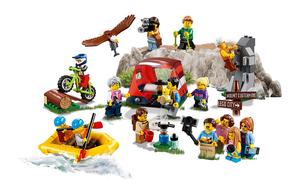 Городская коллекция фигурок с принтом одежды строительные блоки фигурки 164 детали 60202 LEGO