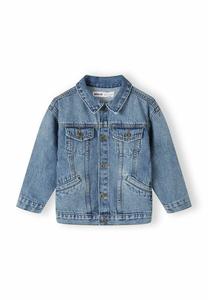 Джинсовая куртка COLLARED MINOTI, синий деним