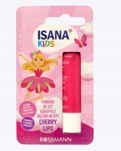 Увлажняющая помада для детей Isana, вишневый оттенок