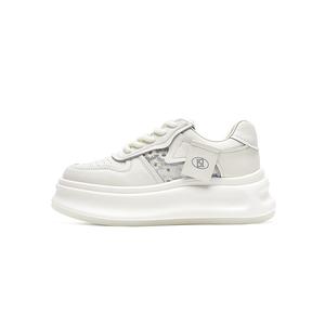 HARSON Кроссовки для скейтбординга, увеличивающие рост, противоскользящие, женские, белые