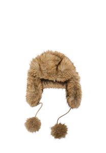 Шапка Stradivarius Beanie, Mottled Brown