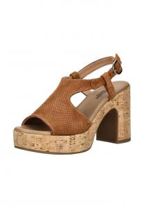 Замшевые сандалии Nerogiardini, цвет tabacco