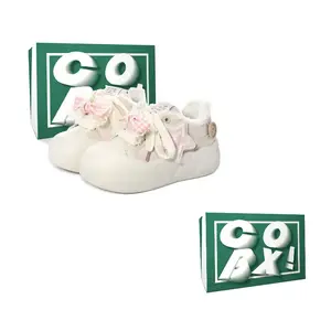 Теплые женские кобовые противоскользящие и износостойкие низкие кеды для скейтборда Cobx, бежевый Pink[Fleece-Lined]