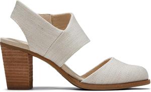 Женские сандалии TOMS Mallorca с закрытым носком, спортивным каблуком, 5,1-7,6 см, Natürliche Garnfarbe