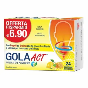 Gola Act Мед Лимон 24 таблетки F&F