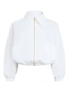 Бомбер на молнии PATOU, белый