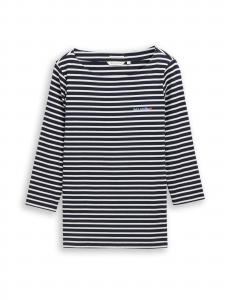 TOM TAILOR Лонгслив в цвете Navy, Light Blue