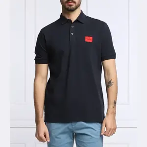 Поло Dereso 222 приталенного кроя Hugo, синий