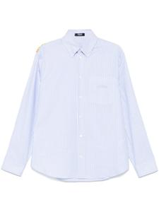 Versace рубашка в полоску, синий