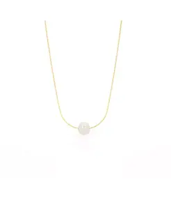 Ожерелье из пресноводного жемчуга Salty Cali, gold