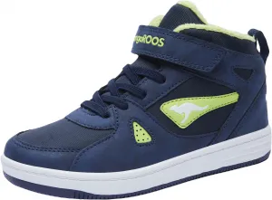 Кроссовки KangaROOS "Kalley II EV", с застежкой-липучкой и теплой подкладкой, цвет Navy-Lime