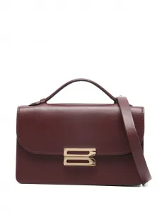 Сумка на плечо Dorian с принтом-логотипом Victoria Beckham, красный