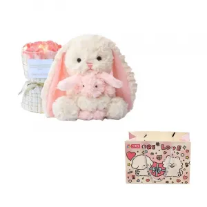 Плюшевая кукла Pouty Cute Bunny Cartoon высотой 30 см Ten Thousand Children's Music