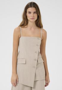 Топ BUBERTHA Karen by Simonsen, бежевый