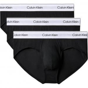 Трусы с логотипом на поясе, набор из трех штук Calvin Klein, черный