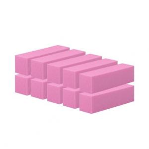 Блок для полировки четырехсторонний, розовый, 10 шт. Tools For Beauty