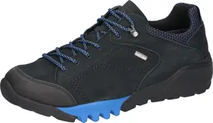 Обувь на шнуровке Waldläufer "H-Fritz", обувь для отдыха, обувь для активного отдыха, кроссовки с оборудованием TEX, ширина H, цвет Nachtblau-Schwarz