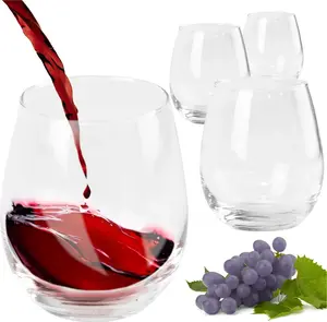 Набор из 4 стаканов для виски, 390 мл, хрустальные стаканы для виски, стаканы для воды, напитков и соков, можно мыть в посудомоечной машине. EDANTI