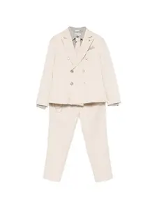 Двубортный костюм (набор из 8 предметов) Colorichiari, бежевый