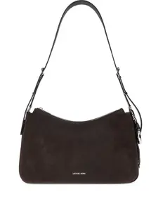 Сумка через плечо из замши Michael Michael Kors, коричневый