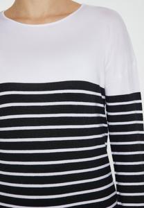 Джемпер usha Jumper, Schwarz Weiss/Black