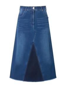 Юбка до колена Ulla Popken, синий деним