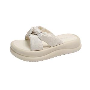 Резиновые бесшумные, устойчивые к запаху и истиранию слайдеры Women's Qiandongmeili, белый